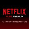 Netflix Premium 4KUHD - 1an